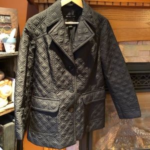 New York & Company black quilted jacket